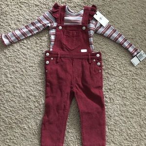 7 for all Mankind Baby Girl Overalls 24 Months NWT